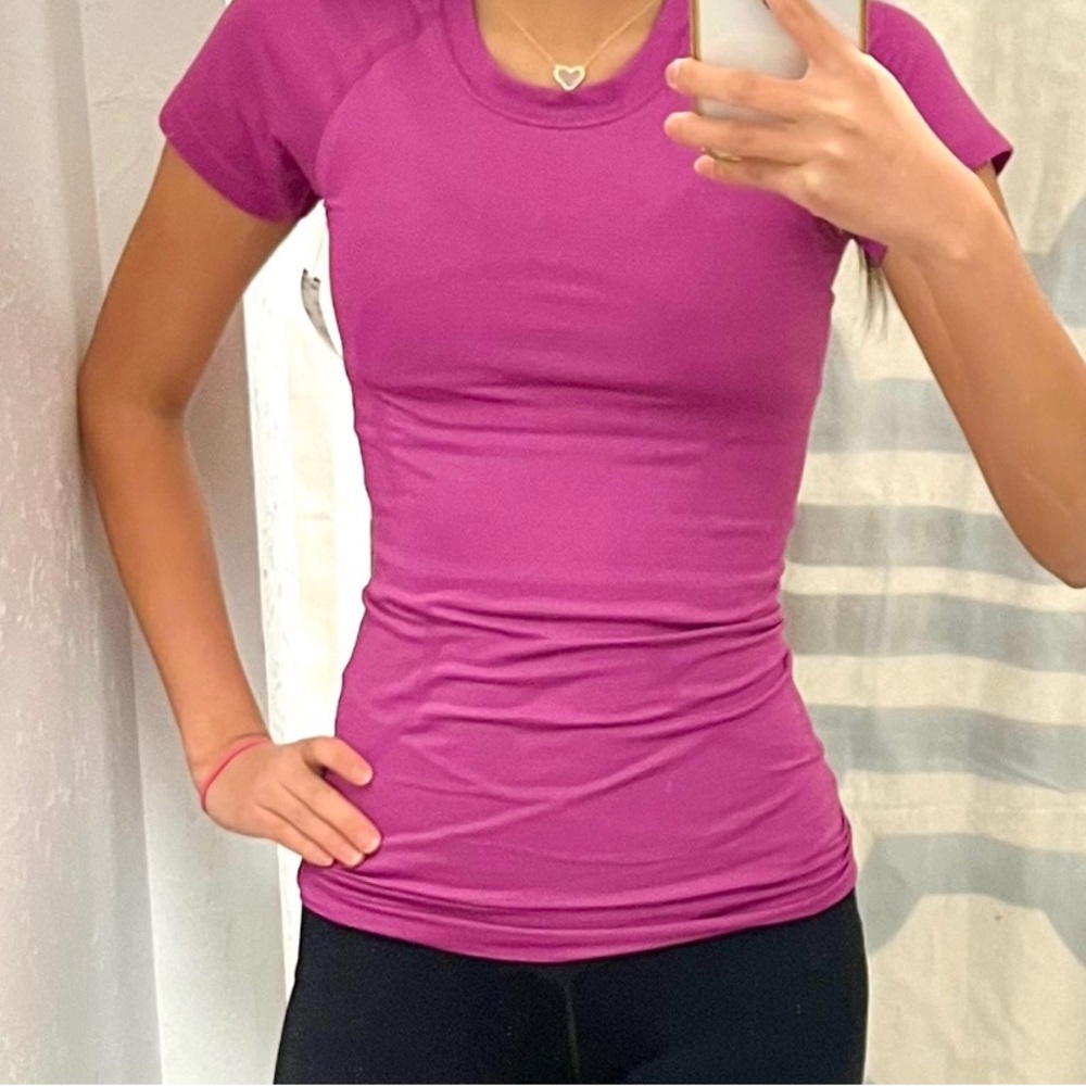 purple pink lululemon swiftly